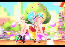 Like Dislike Hatsune Miku & Kagamine Rin Nude (Project Diva Megamix+)