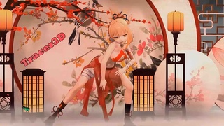 同人动漫 宵宫跳舞-3D