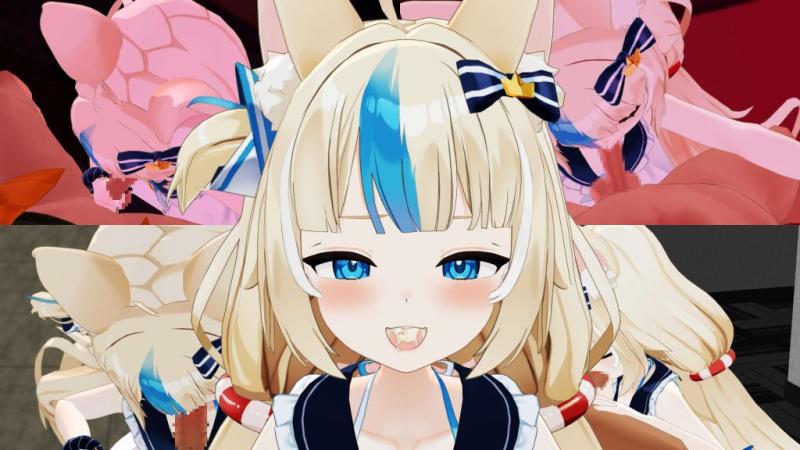 [ペペロンのMMD部`;] :_ ]鲨鱼子Saba的口交服侍$%!\ Vol.11