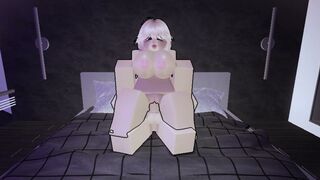 和女朋友在 Roblox 里快速玩了一下
