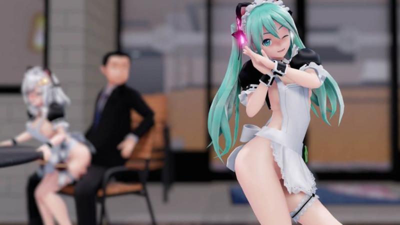 [Master🔞] Miku 小姐裸体围裙女仆附赠