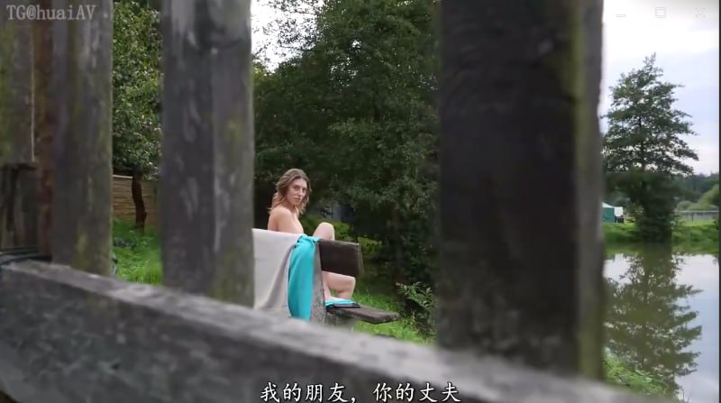 【捷克街头】001偶遇公园金发美女金钱收买