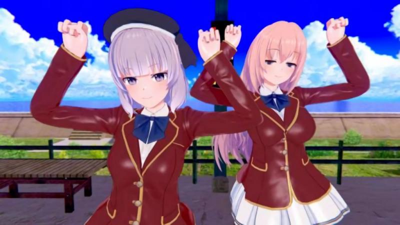 [Gentleman910] 【KKS／MMD】【Caramelldansen】坂柳有栖 一之瀬帆波 【ようこそ実力至上主义の教室へ】