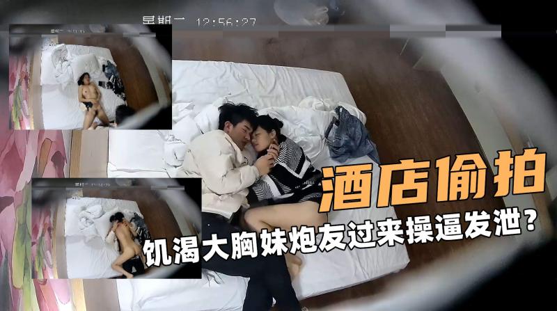 大酒店偷拍！饥渴大胸妹炮友过来操逼发泄？