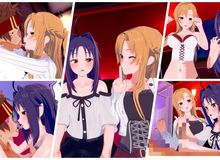 R18【HMV】结城明日奈(亚丝娜) 绀野木绵季(有纪) 【SAO】
