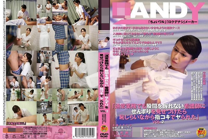 「让平常也没有负责两腿之间的看护看到我自慰的样子之后，害羞的让我用手指抠弄干上了」 VOL.2 DANDY-255