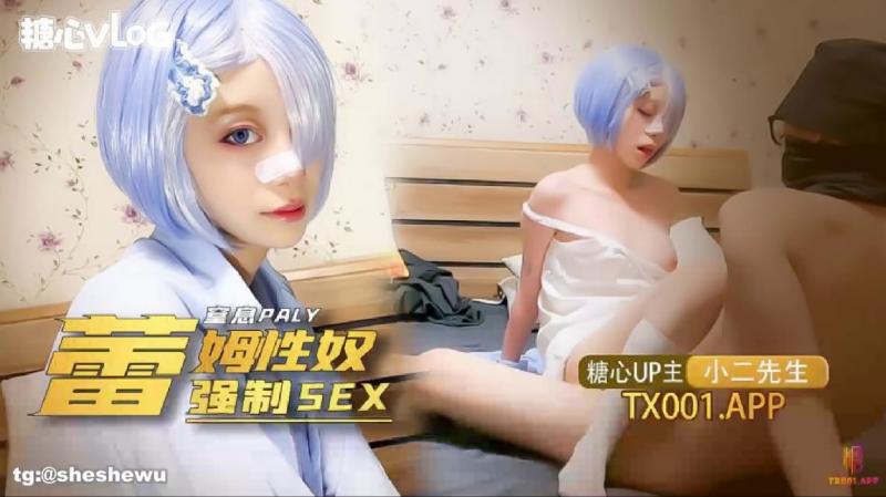【小二先生】我的小奴隶，coser雷姆萝莉被强制sex，窒息抽打辱骂 - 小二先生
