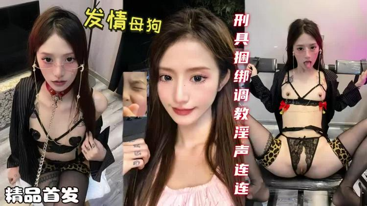 发情母狗极品美女田田刑具捆绑调教淫声连连