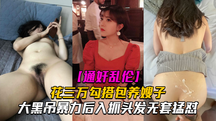 【精品乱伦】通奸乱伦花三万勾搭包养嫂子，大黑吊暴力后入