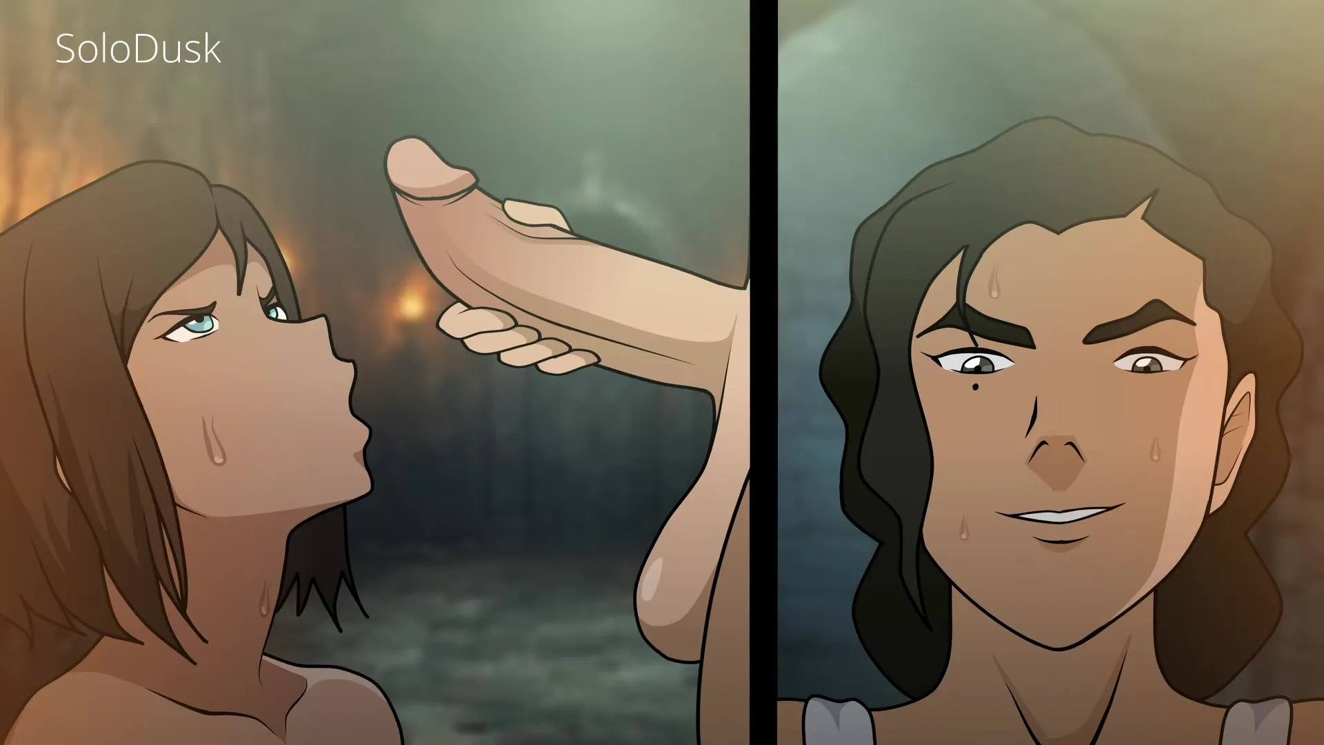 Korra 与Kuvira的扶她之爱!  [降世神通：最后的气宗]