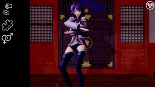 MMD-雷电将军的崩溃逐渐裸舞