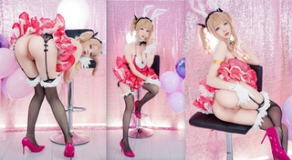 #HidoriRose cosplay黑川美子-道具自慰