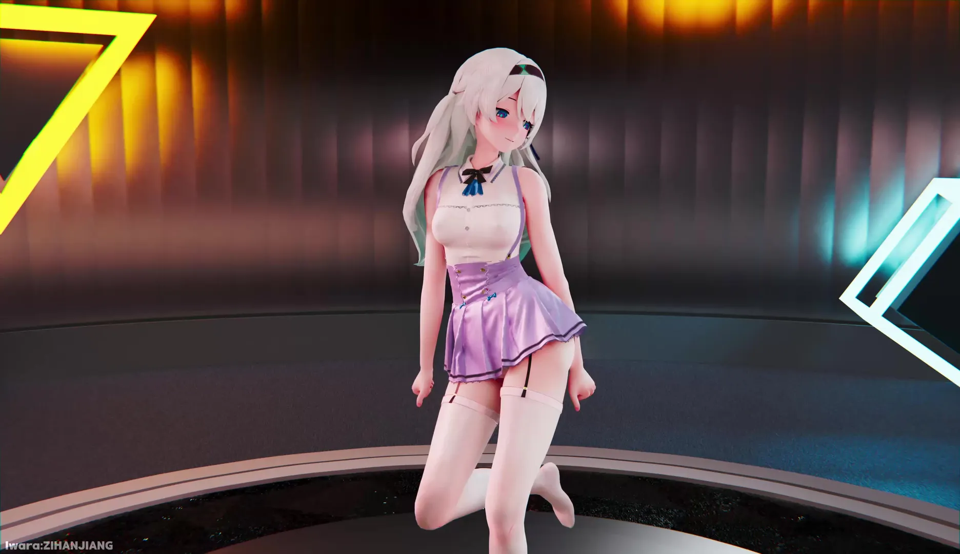 流萤bop节奏胸口晃动 《MMD》