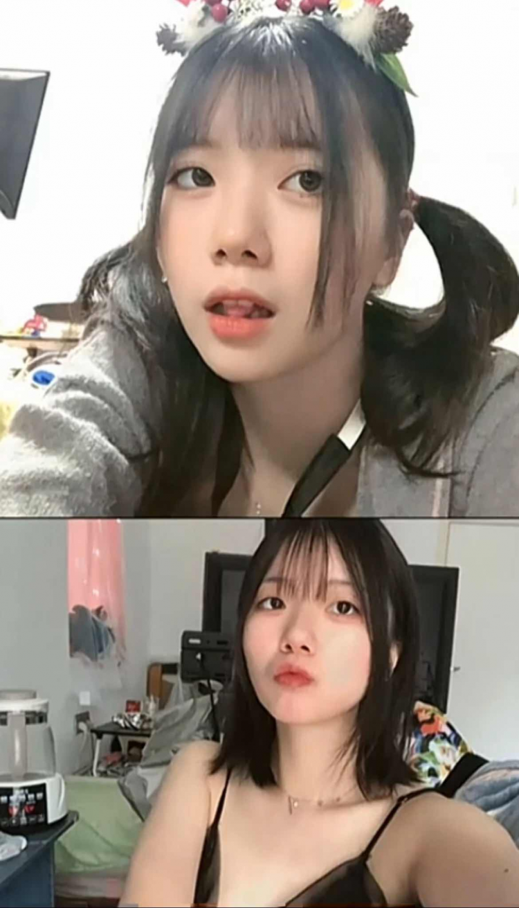 【裸聊实录】意外发现妹妹跟男友裸聊做爱视频要挟妹妹被我爆操