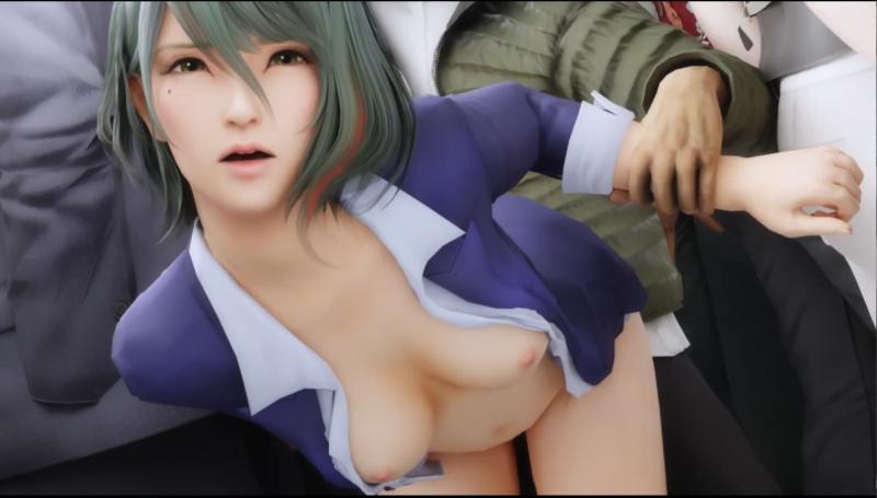少女在被性骚然你们就装看不到吗，还要一起上