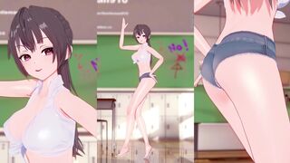 MMD-周防有希在教室跳骚舞