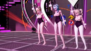 MMD-优菈、琴、芭芭拉的三人性感舞蹈