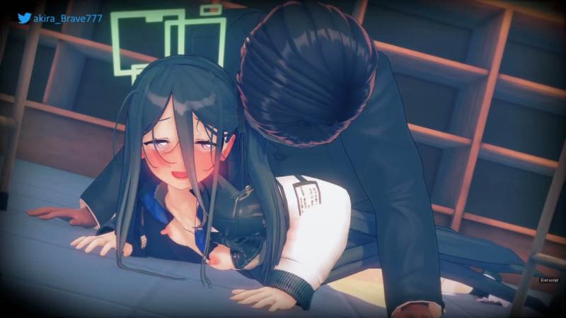 [Akira_Brave777] Blue Archive ブルーアーカイブ 先生は狙われている01(素材动画) 