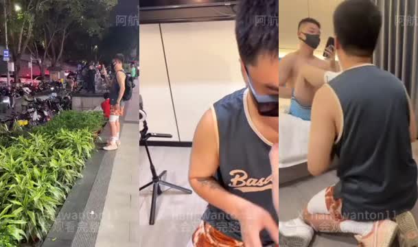 阿航-勾搭路上刚打完球的帅哥 上