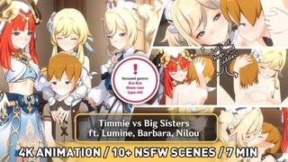 [PastaPaprika] Timmie 与 Big Sisters 的对决动画 (4K)