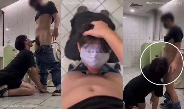 偏僻公厕直接操嘴 还被路人加入口爆骚嘴