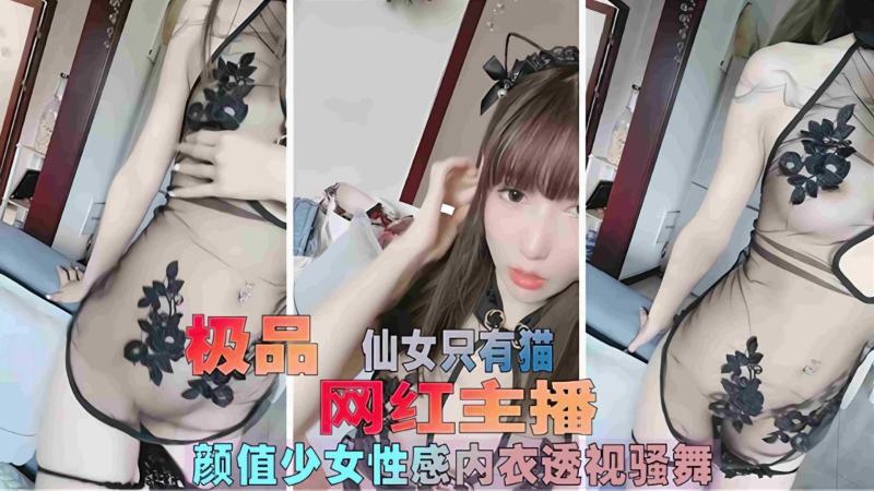 极品网红主播 颜值少女性感内衣透视 骚舞