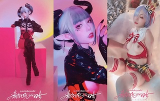 爆机少女喵小吉-圣诞蕾姆骸骨少女