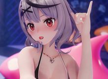 【R18 MMD】沙花叉クロヱ／DEEP BLUE TOWNへおいでよ