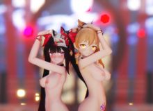(Genshin Impact & Honkai Star Rail) Sparkle and Yoimiya - Naughty