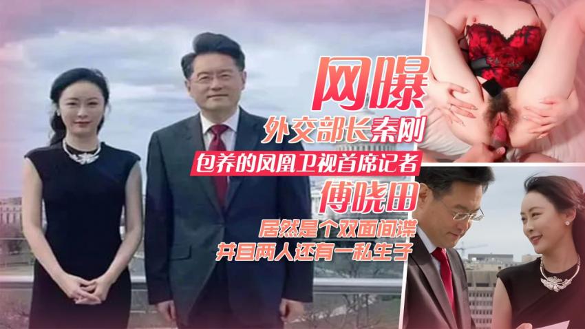 网曝外交部长秦刚包养的凤凰卫视首席记者傅晓田 居然是个双面间谍 并且两人还有一私生子