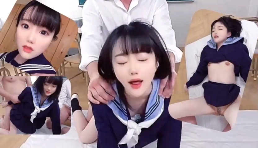 图书馆强上jk学妹