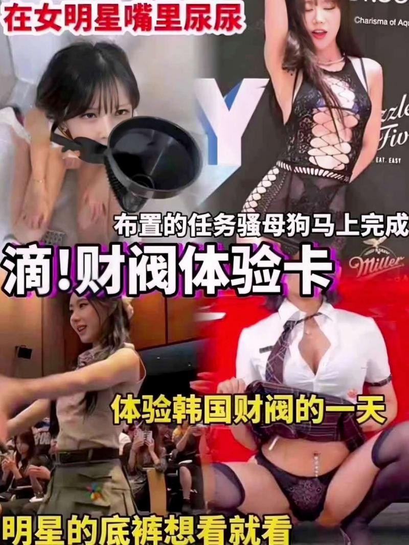 体验韩国财阀的一天，布置的任务马上完成，明星的库底想看就看，往女明星嘴里尿尿