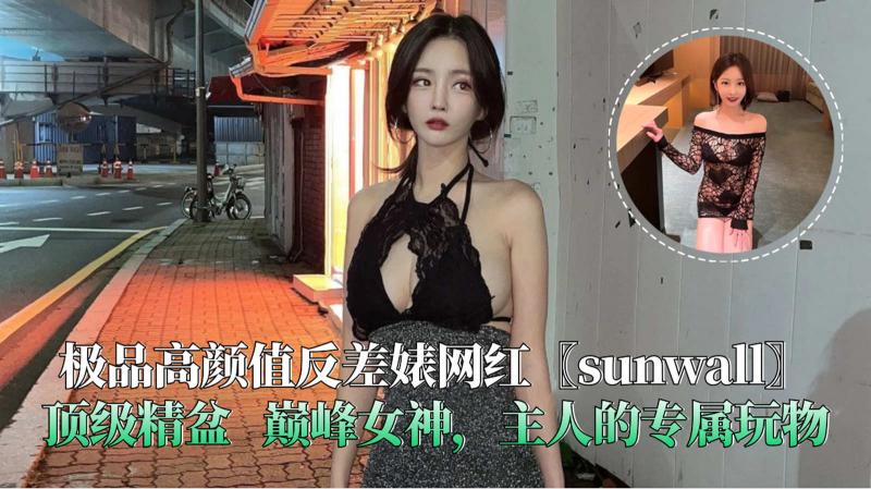 极品高颜值反差婊网红〖sunwall〗顶级精盆   巅峰女神，主人的专属玩物