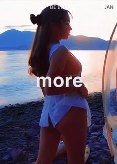 Naomi 海岸透明帐棚甜蜜性爱露营