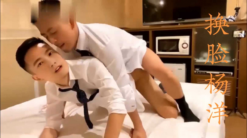 杨洋的换脸视频来了，换到正装型男身上!