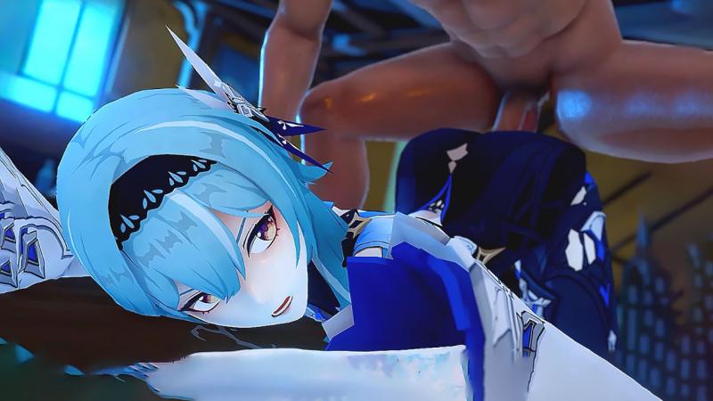 3D【原神】AKT - 优菈被按着强插