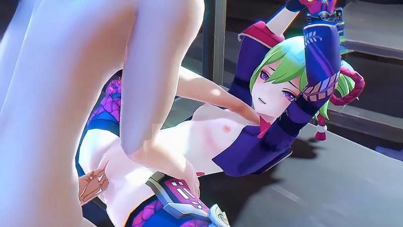 3D【原神】AKT 久岐忍遭下药迷晕