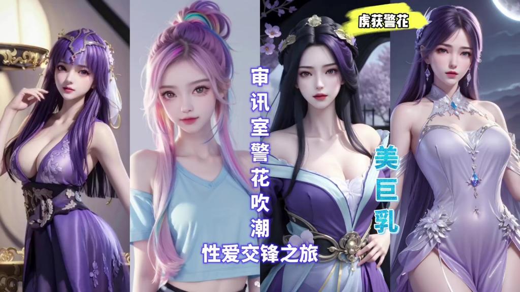 【极品女神】审讯室美乳警花潮吹性爱