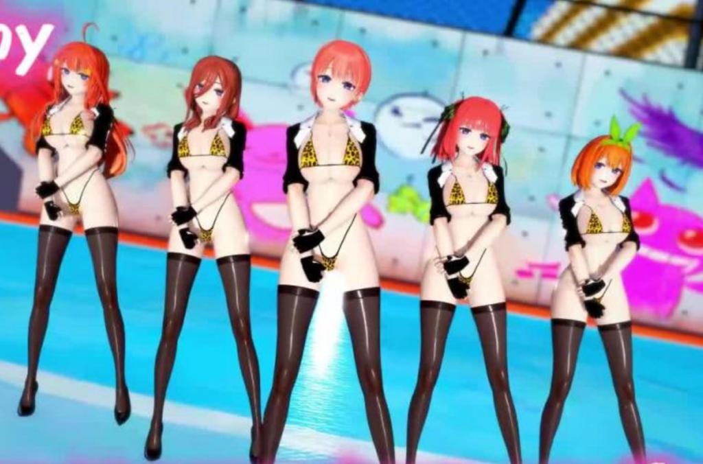 中野一花x中野二乃x中野三玖x中野四叶x中野五月 - DUN DUN【五等分の花嫁】SEX版