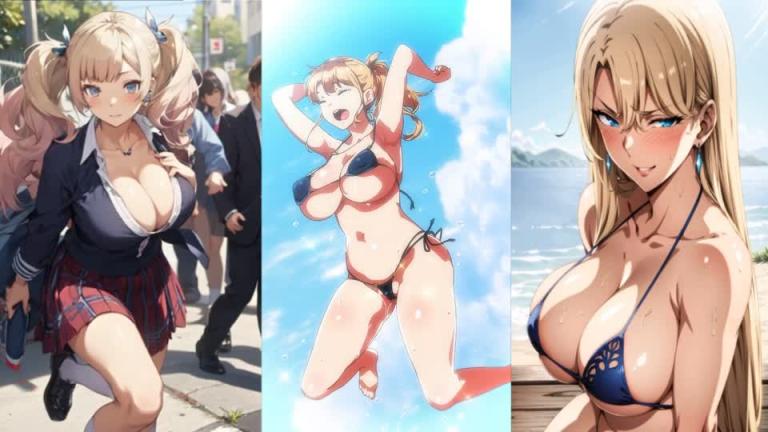 爆操内射金发女郎